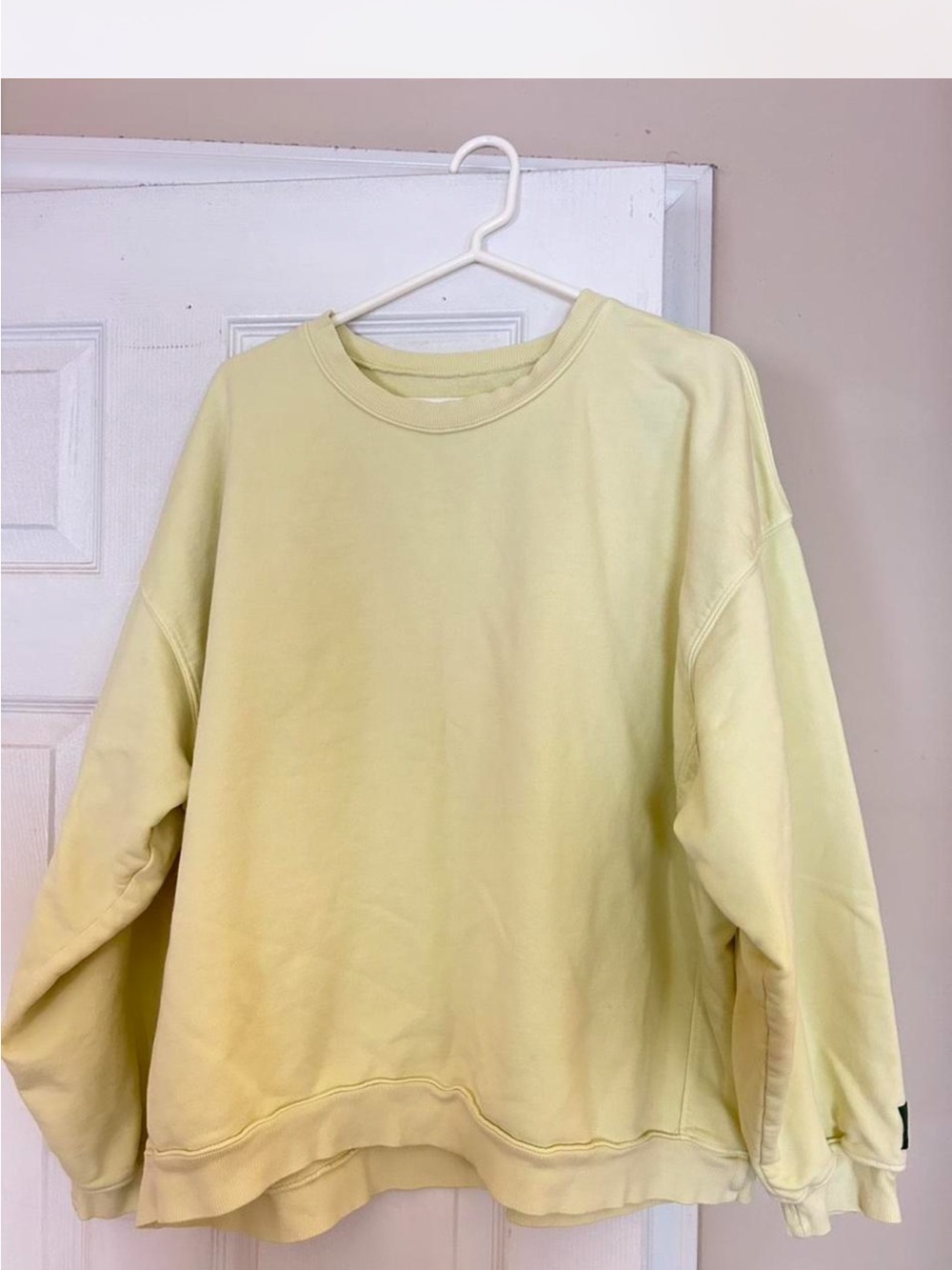 Daily Drills lemonade Yellow Crewneck Sweatshirt